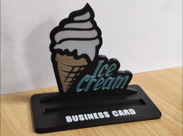 BUSINESS CARD HOLDER FOR ICE CREAM PARLORS - Image 2